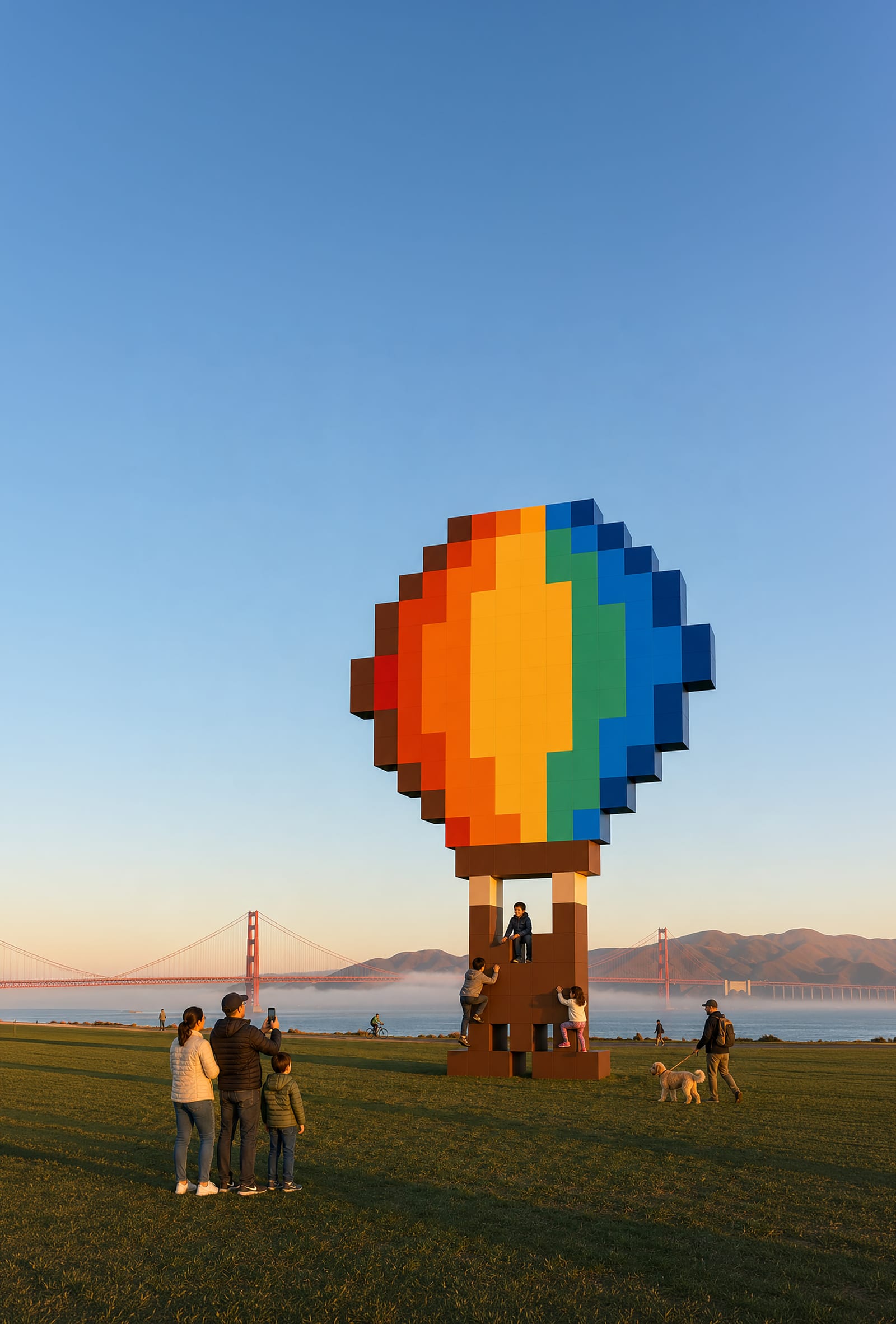 Balloon sculpture, open sky
